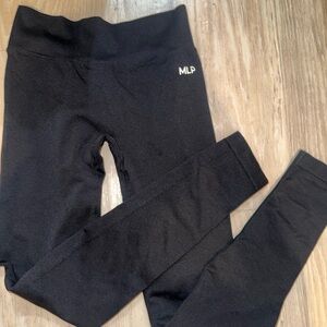 Black High-Waist Leggings for Women